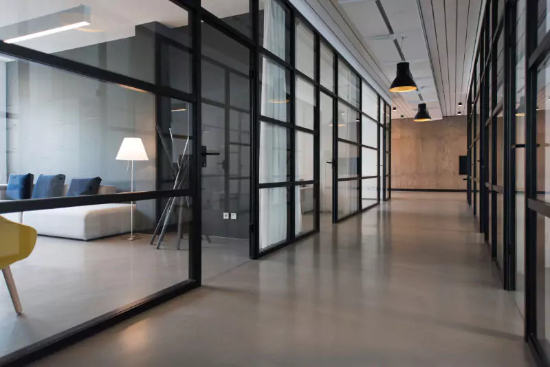 Interior of a modern office space